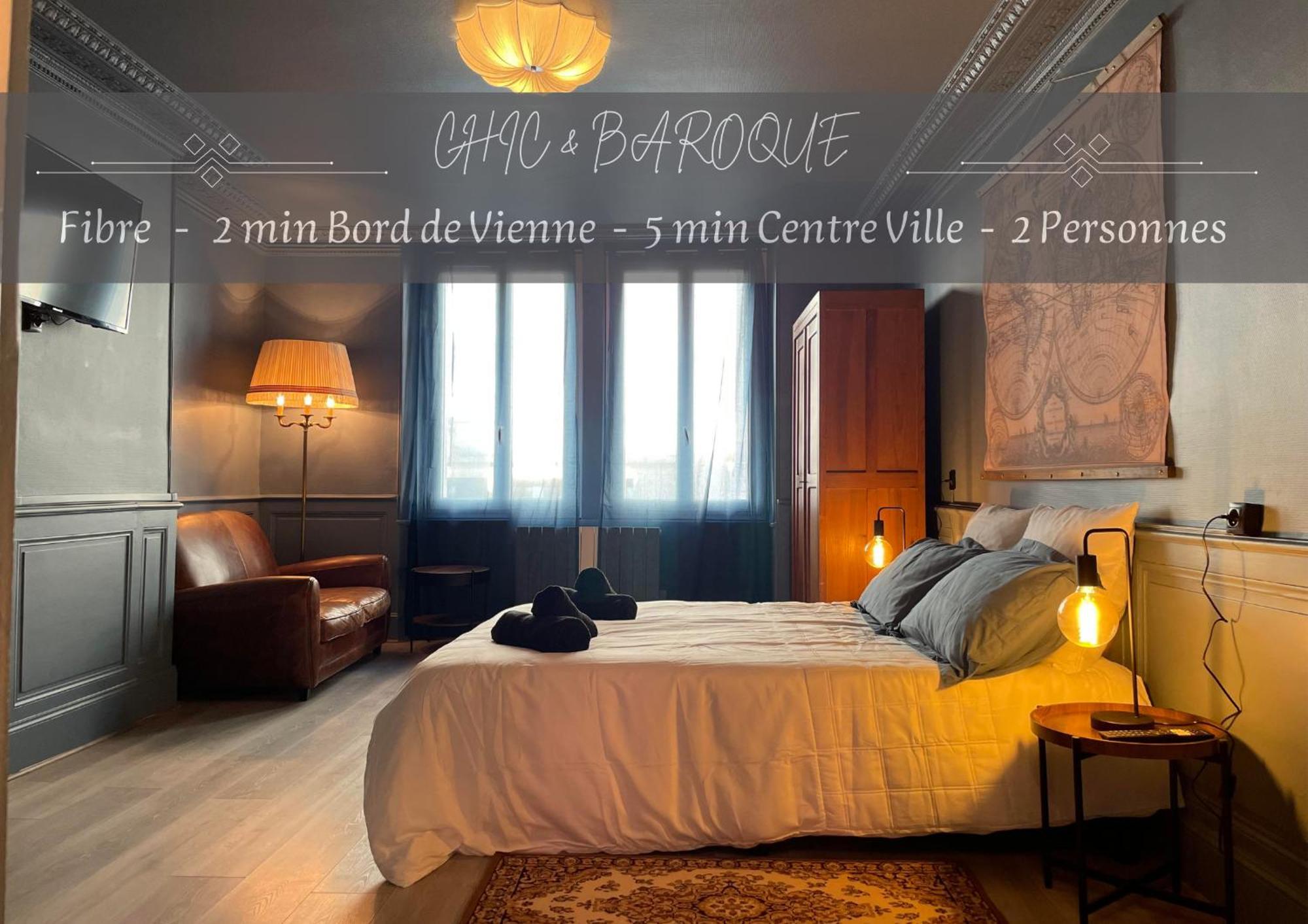 Appartement Chic & Baroque 5 Min Centre Ville Et Bord De Vienne リモージュ エクステリア 写真
